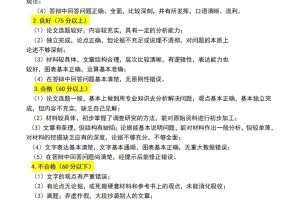 论文成绩的评定全解，不得优秀都难了