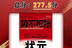 24届各省书法统考状元大揭秘！