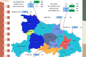 湖北高校地图🗺️揭秘：133所大学分布全解析！