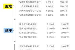 24年安徽单招护理专业学校情况