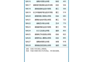 2024年长沙市大学排名一览表