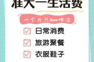 温大一个月1500生活费怎么过⁉️