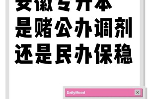 安徽专升本是赌公办不成调剂民还是直接民办