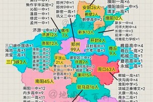 河南省2023年各市清华北大录取人数分布