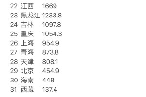 2023年31省发电量排名榜