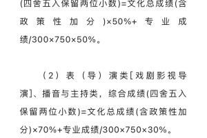 江西省24届传媒艺考生最新录取原则