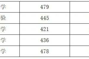 成都中考500以下可以读哪些公办高中？