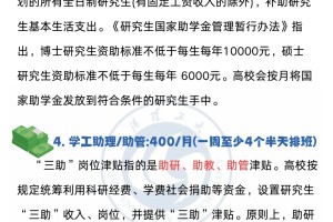 武汉理工👩🏻研究生版奖助学金来了❗