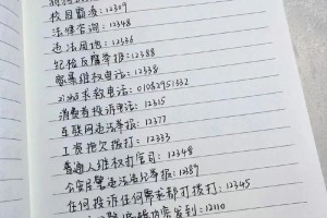 无权无势记住这些电话关键时候救命