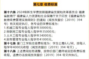 厦门工学院学费破4w？