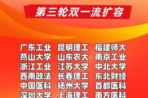 教育部明确: 将适度扩大双一流建设范围