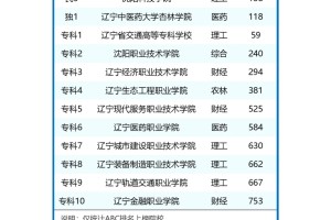 2024年沈阳市大学排名一览表