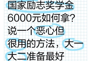 如何拿励志奖学金？