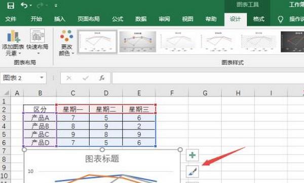 excel折线图数值差距不大，在excel中做折线图加上标准差图形？