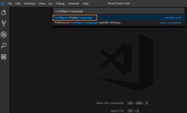 vscode 设置语言，将VSCode设置成中文语言环境？