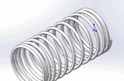 solidworks如何画压缩弹簧，solidworks画压缩弹簧或可变螺距方法？