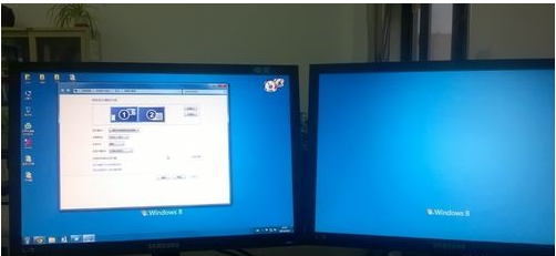 电脑一拖二怎么设置呢（电脑一拖二显示器怎么设置一个）