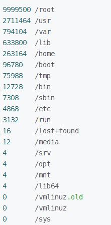 linux 磁盘空间满了不知道哪里用了（linux磁盘空间满）