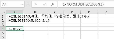 正态分布 Excel（正态分布的excel函数）