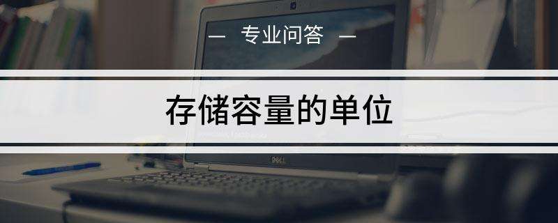 计算机存储容量的基本单位是什么