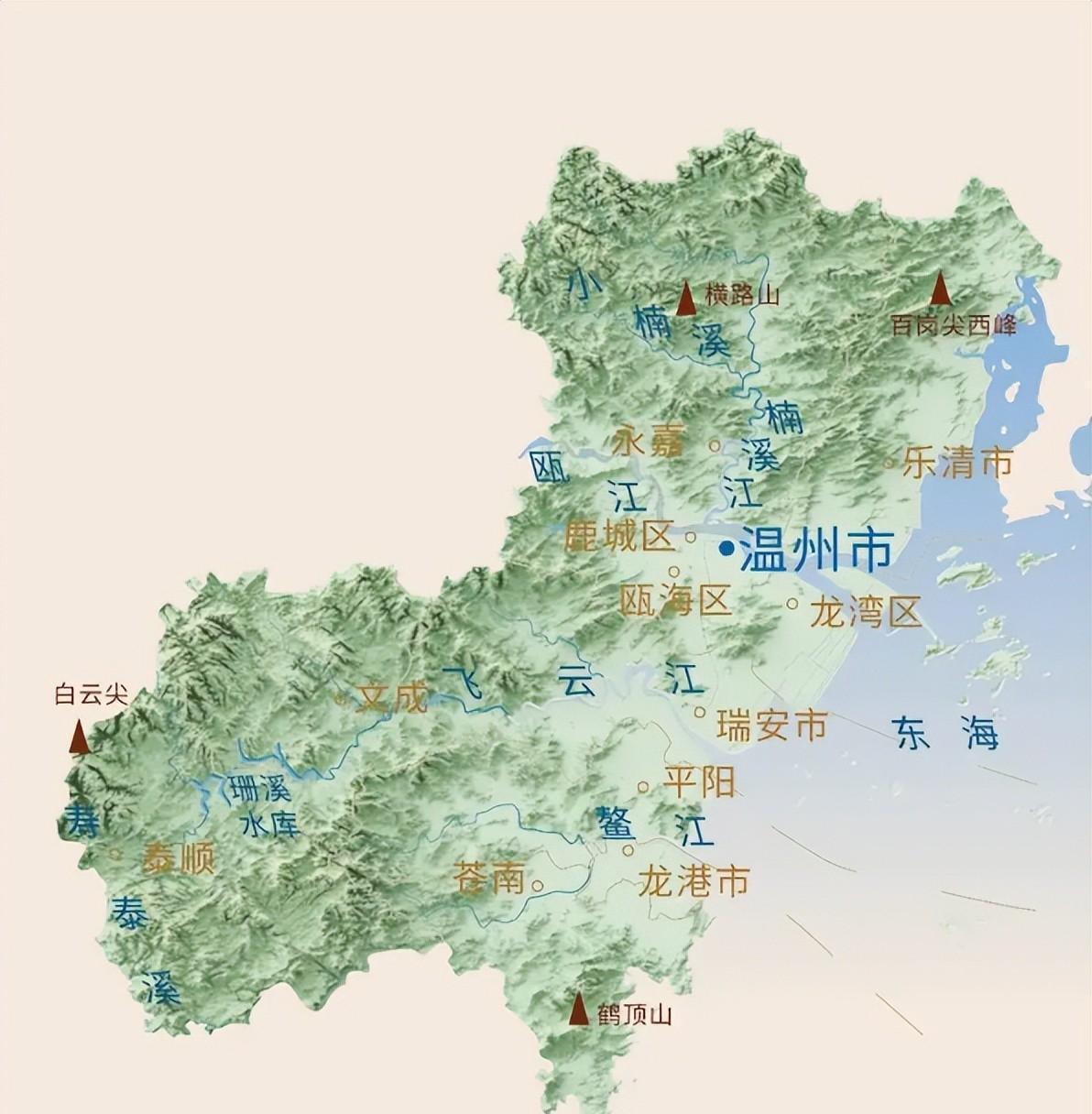 浙江温州几个区几个县