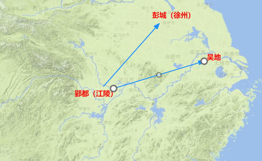 项羽为啥叫西楚霸王不叫东楚霸王