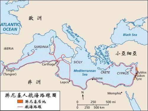 腓尼基人对西方文明的贡献