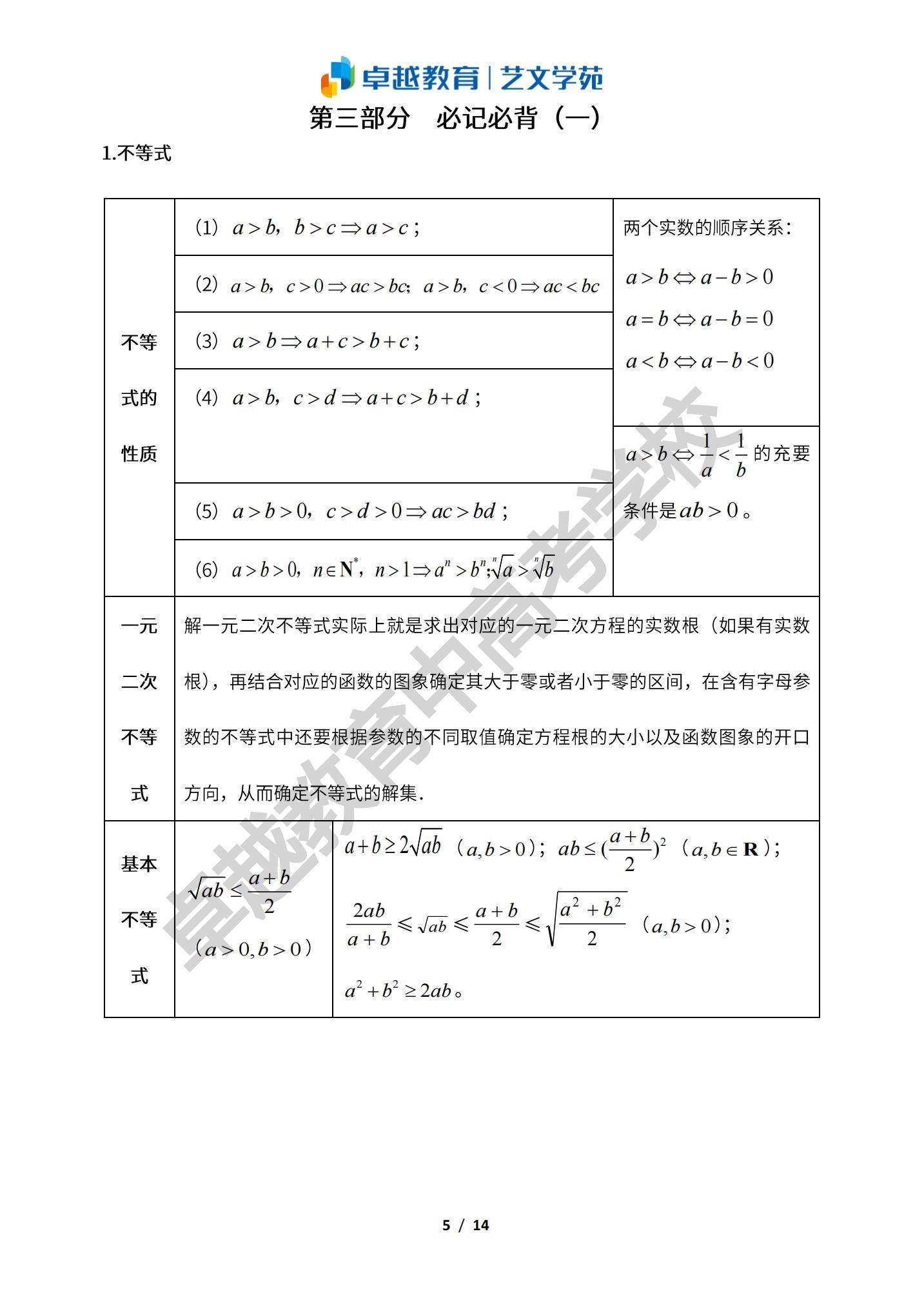 高考数学函数公式汇总