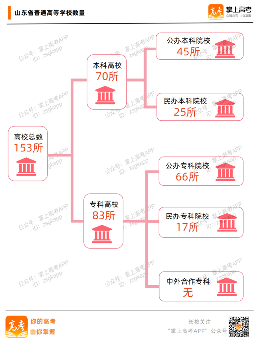 山东省各市全部学校有多少所？哪些学校比较强？