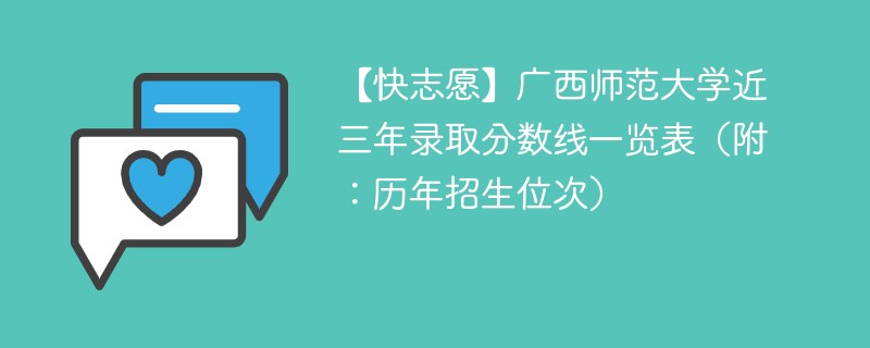 广西师范大学二本多少分录取？录取标准是什么？