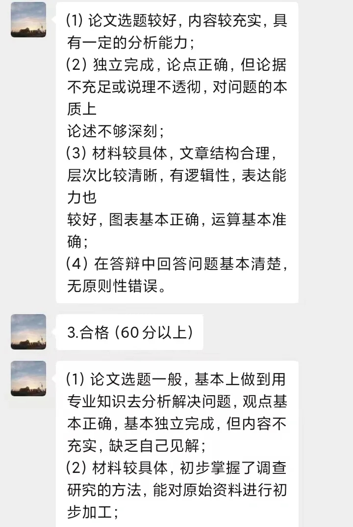 你不知道的是毕业论文的评定是有标准的