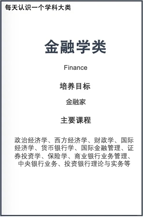 金融学类专业，系统性问题严重