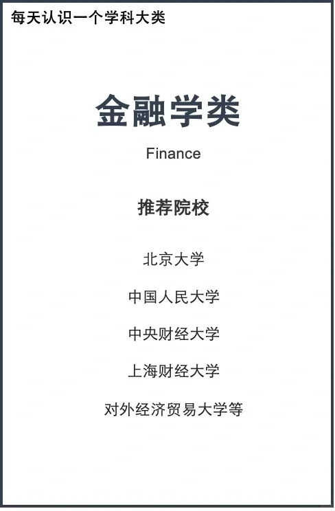 金融学类专业，系统性问题严重