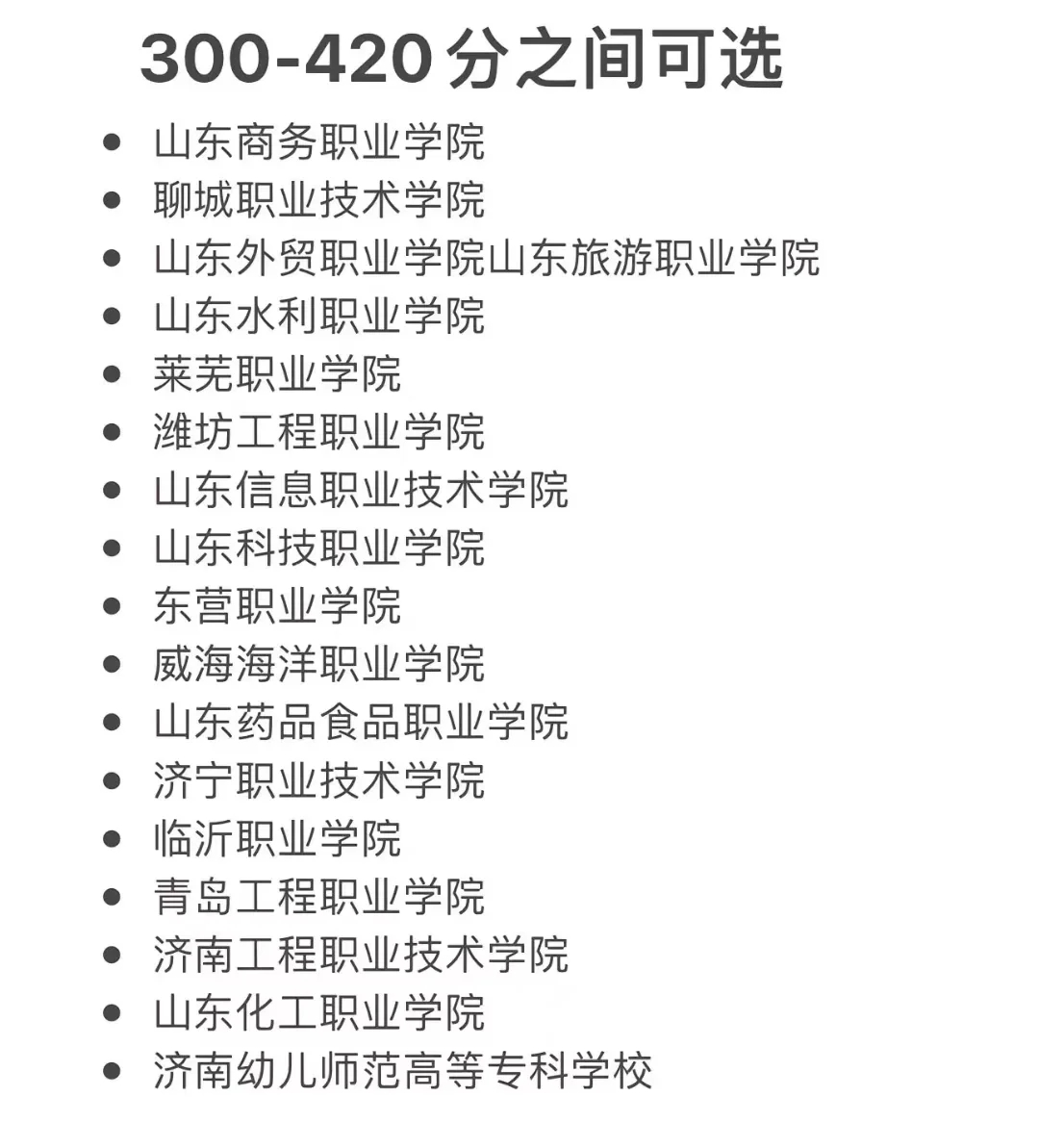 山东多少分可以上公办专科🧐各专科高校分数