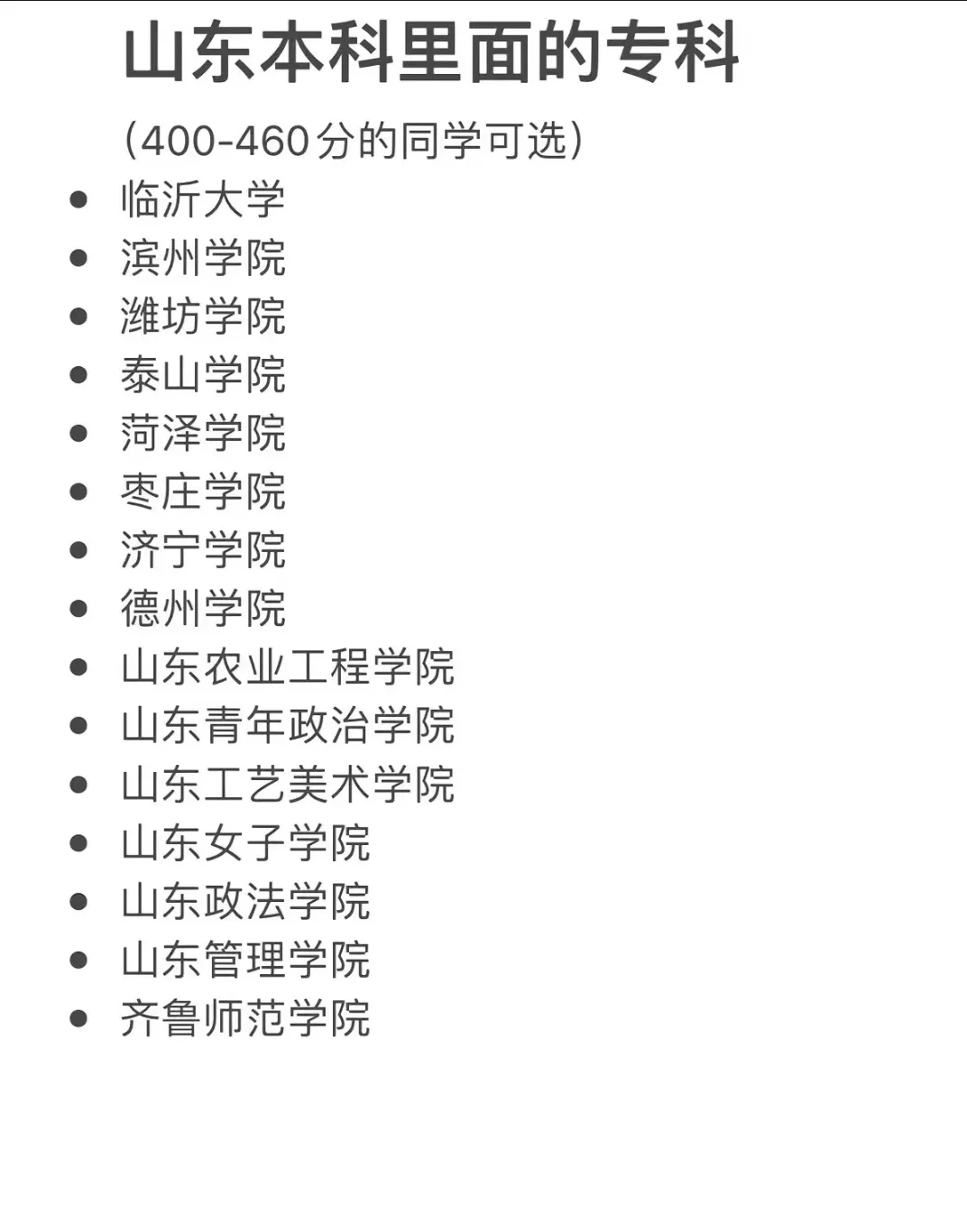 山东多少分可以上公办专科🧐各专科高校分数