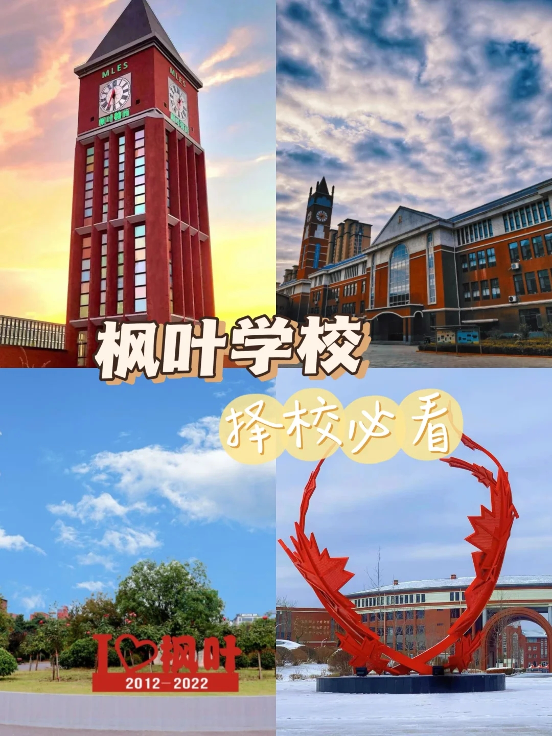 枫叶国际学校，我在考虑带儿子就读的学校