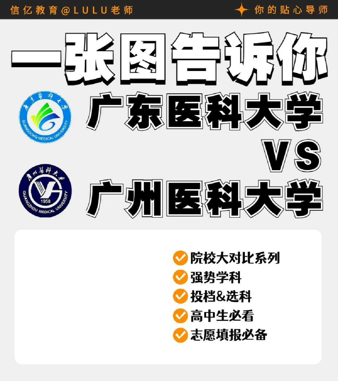 图表对比📊广东医科大学🆚广州医科大学