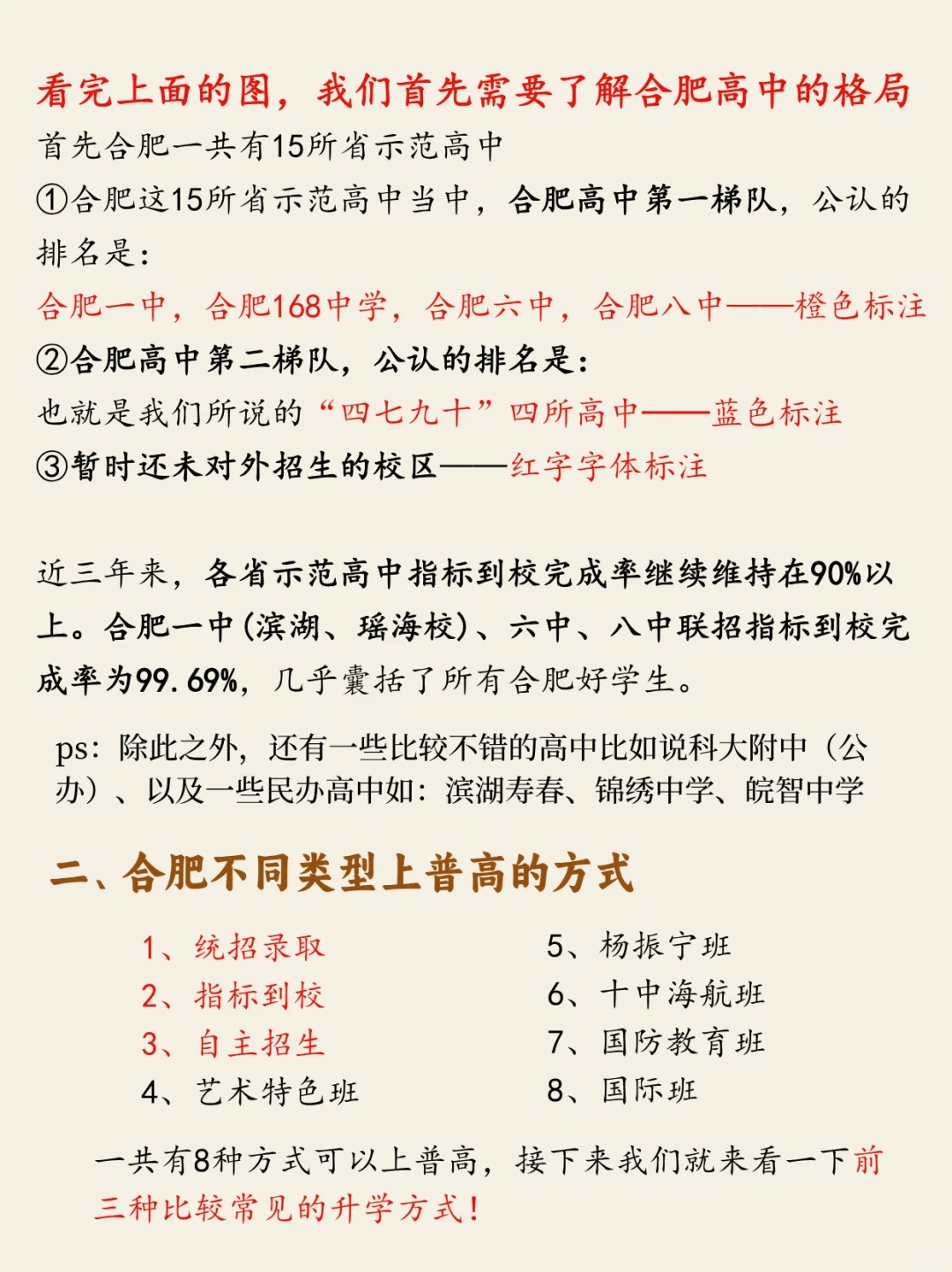 终于有人把合肥中考一次性说清楚了啊啊啊