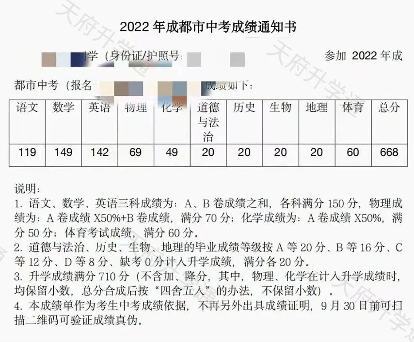 ㊙️语数外多少分可以上七中林荫 建议收藏❗️