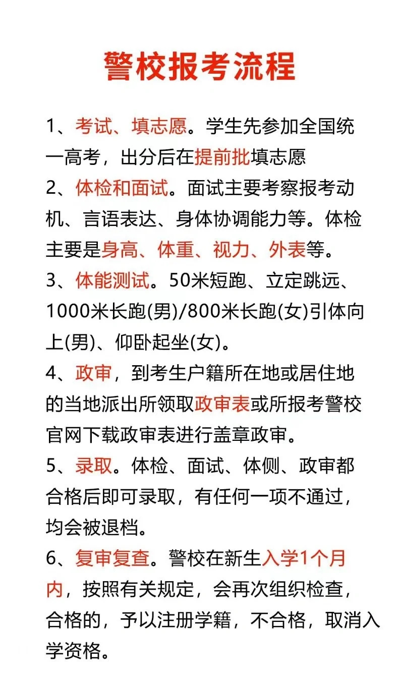 吐血整理：高考报考警校全攻略，有问必答