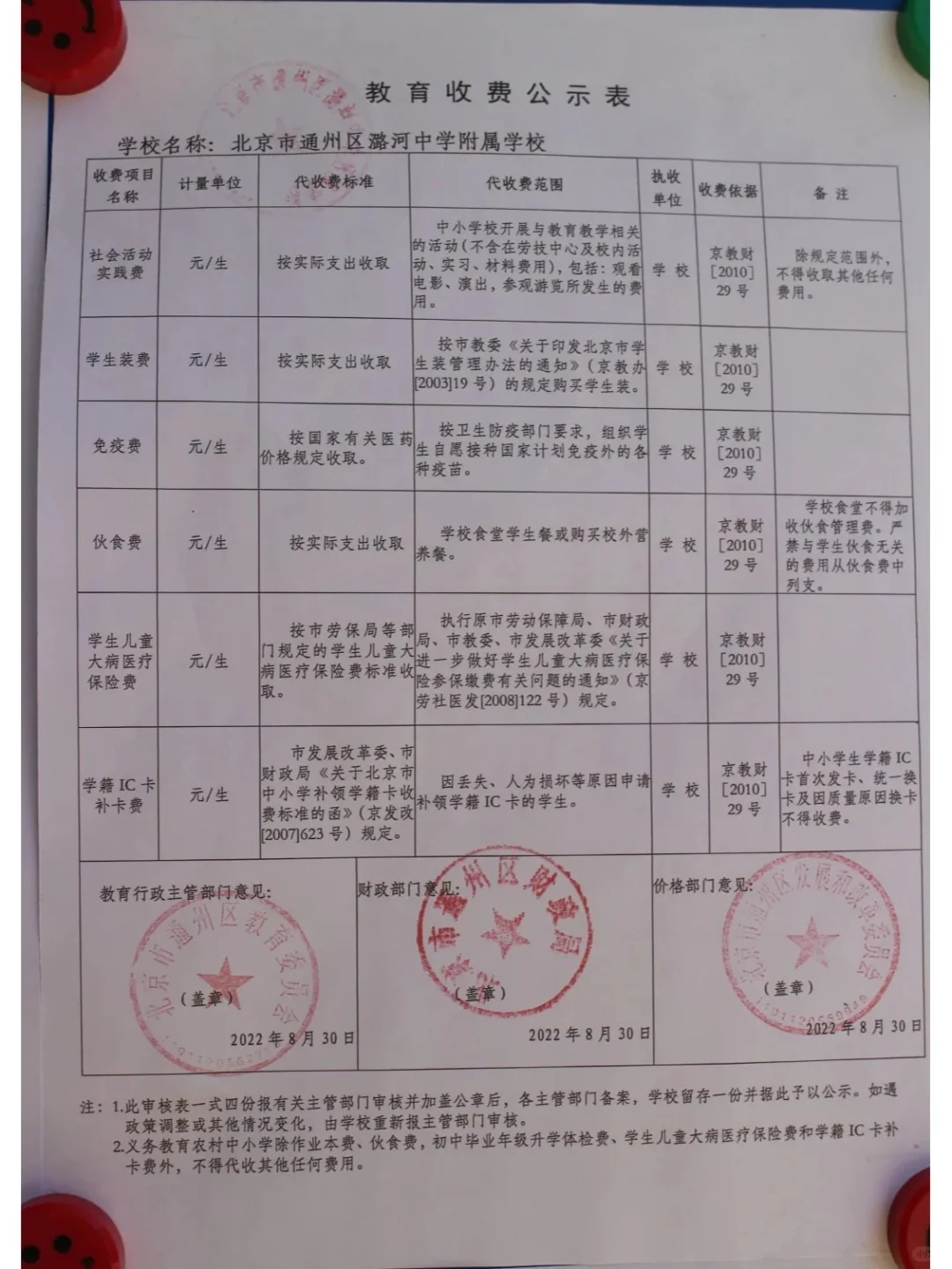 北京的高中收费也太实惠了，大学也一样