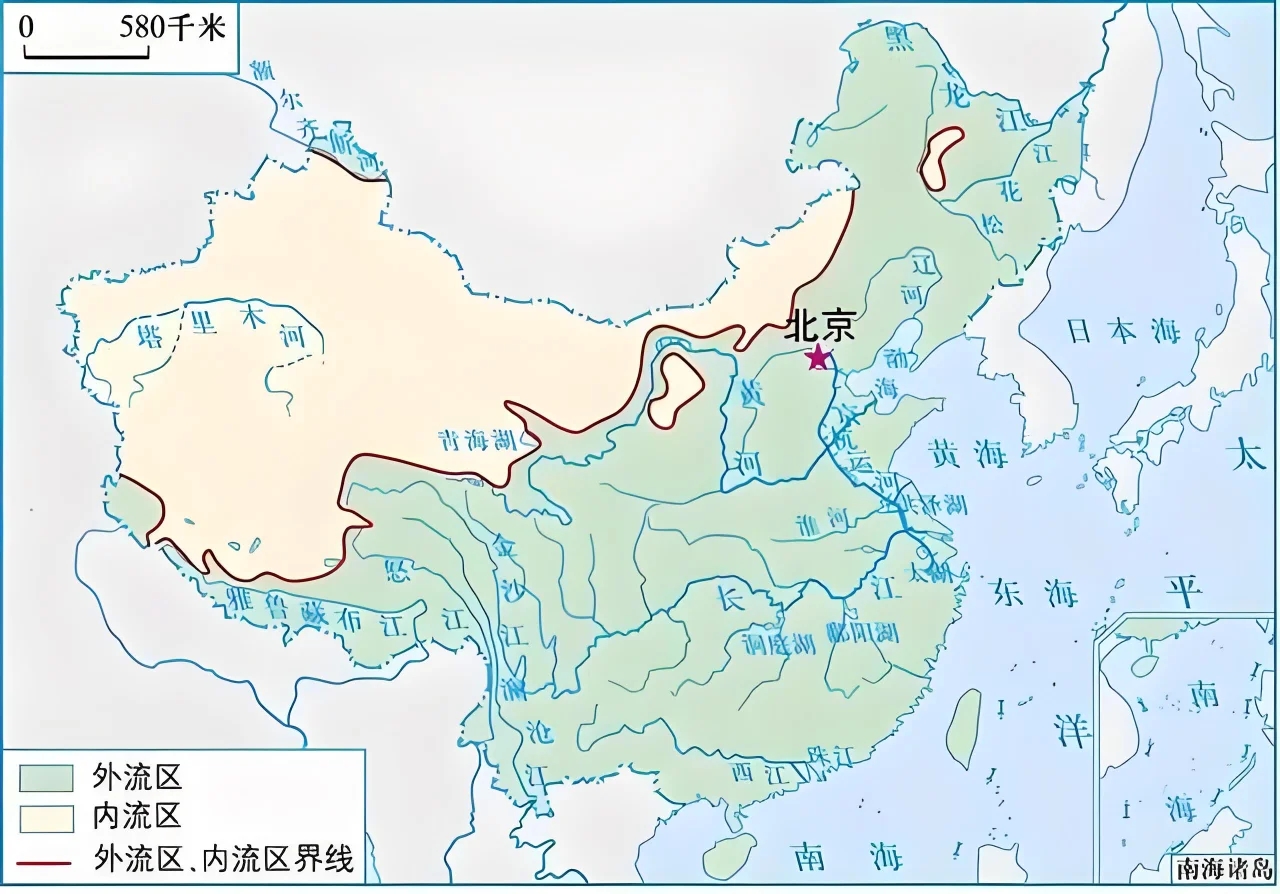 中国河流、七大洲四大洋