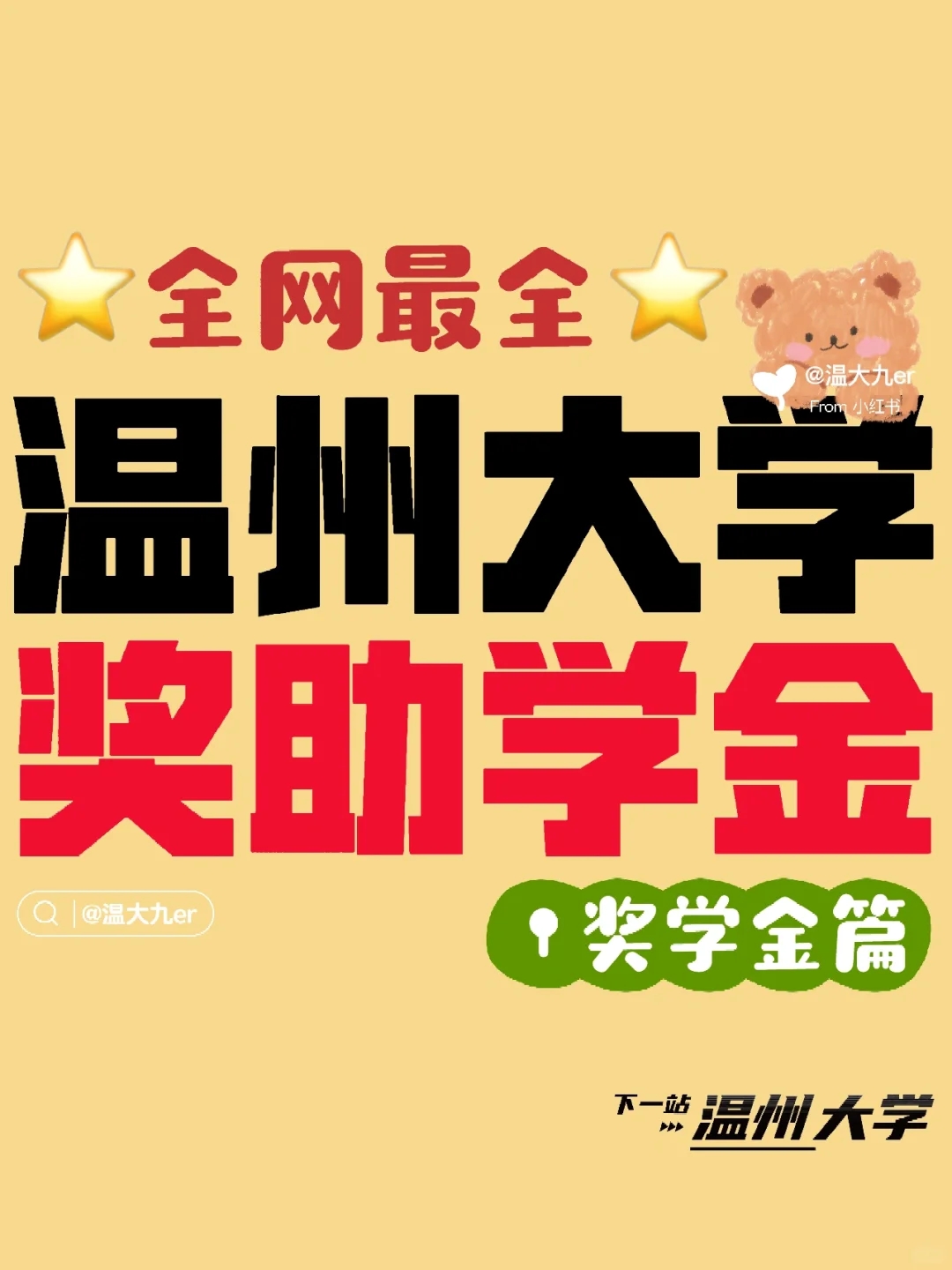 温州大学奖助学金攻略（奖学金篇）