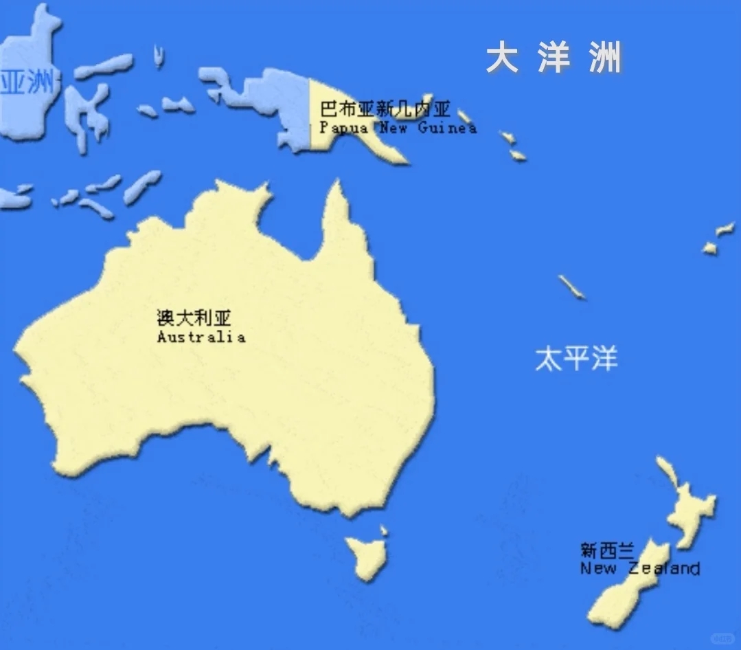 世界地图/七大洲/四大洋