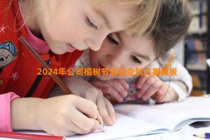 2024年公司植树节活动企划方案模板