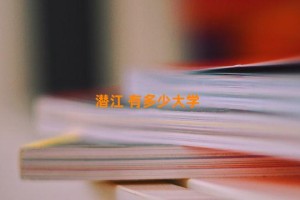 潜江 有多少大学