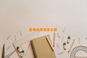 慕课选修课怎么报