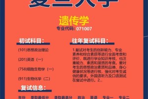 复旦大学哪些专业考研