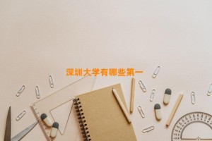 深圳大学有哪些第一