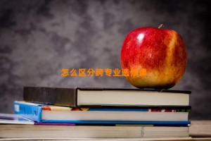 怎么区分跨专业选修课